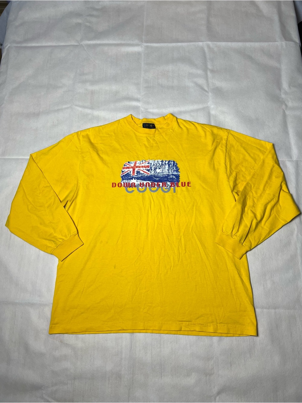 Coogi Australia yellow long sleeve‎ shirt
